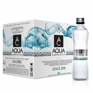 مياه اكوا كارباتيكا طبيعيه غازية 330 ملل غازية